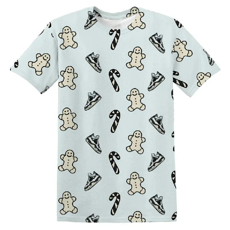 Classic Unisex Fashion Looks Pure Platinum 4s NastyJamz T-Shirt Match Candy Cookie Kicks All-Over Print Classic Unisex Fashion Looks Pure Platinum 4s NastyJamz T-Shirt Match Candy Cookie Kicks All-Over Print