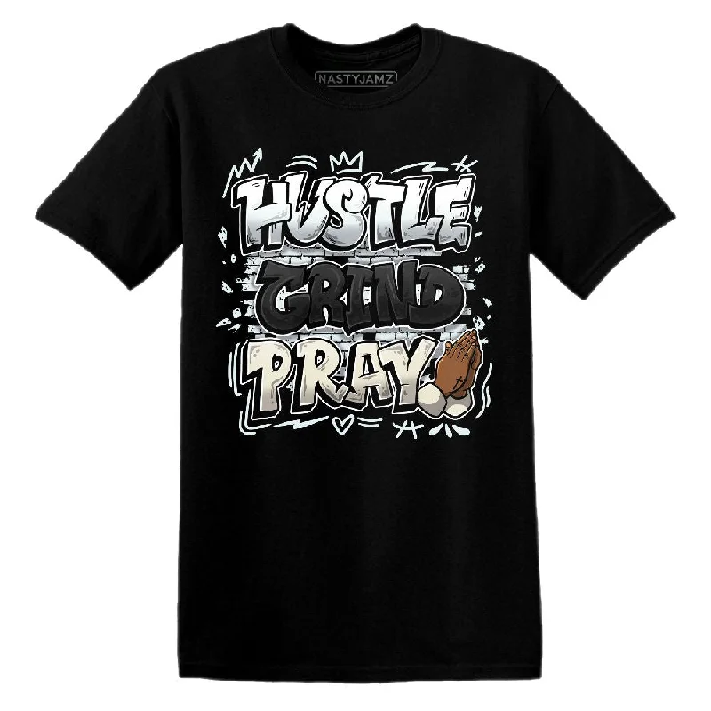 Minimalist Unisex Fashion Must-Haves Pure Platinum 4s NastyJamz T-Shirt Match Hustle Grind Pray