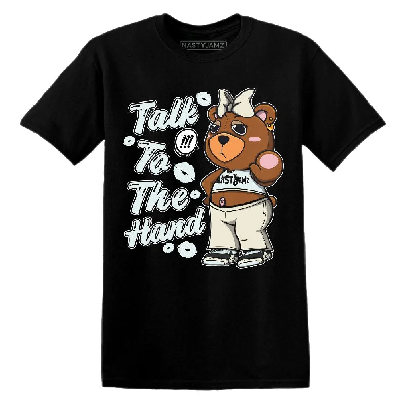 Oversized And Relaxed Unisex Fashion Pure Platinum 4s NastyJamz T-Shirt Match Talk To The Hand BERNIE Oversized And Relaxed Unisex Fashion Pure Platinum 4s NastyJamz T-Shirt Match Talk To The Hand BERNIE