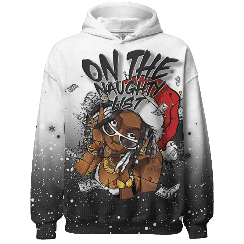 Gender-Neutral Trendy Clothing Styles Trendy Threads Reverse Oreo 6s NastyJamz Hoodie Match Xmas Naughty List All-Over Print Gender-Neutral Trendy Clothing Styles Trendy Threads Reverse Oreo 6s NastyJamz Hoodie Match Xmas Naughty List All-Over Print
