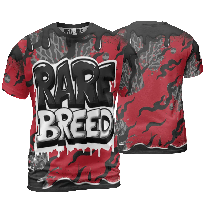 Gender-Neutral Trendy Clothing Styles NastyJamz Spizike Low Bred T-Shirt Match Rare Breed Drippin All-Over Print Gender-Neutral Trendy Clothing Styles NastyJamz Spizike Low Bred T-Shirt Match Rare Breed Drippin All-Over Print