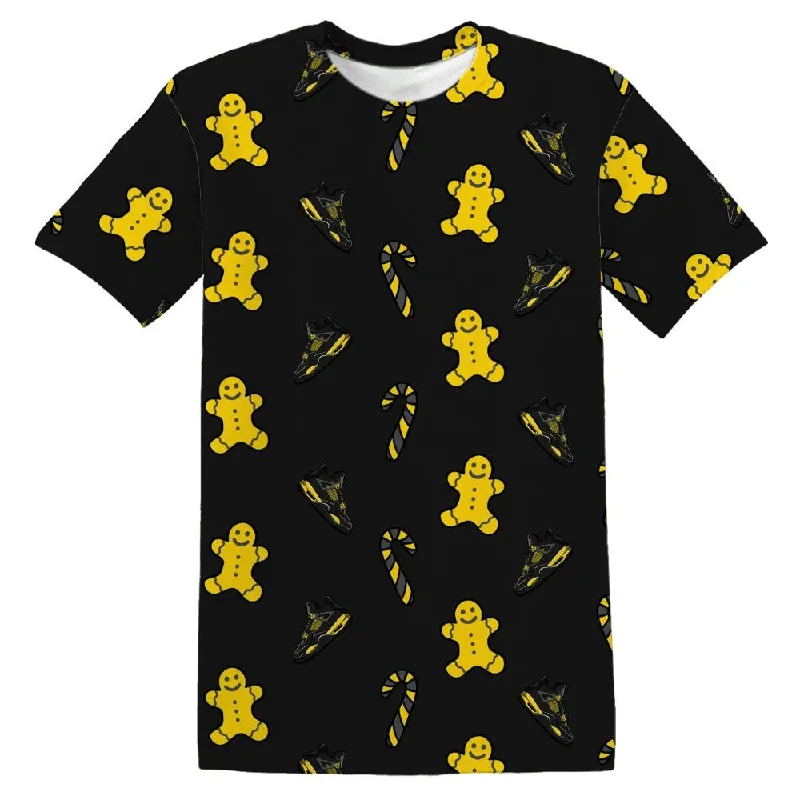 Soft And Breathable Unisex Loungewear Thunder 4s NastyJamz T-Shirt Match Candy Cookie Kicks All-Over Print Soft And Breathable Unisex Loungewear Thunder 4s NastyJamz T-Shirt Match Candy Cookie Kicks All-Over Print