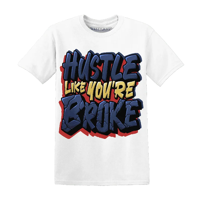 Sleek And Comfortable Unisex Wear VaporMax Plus Midnight Navy Gold Black NastyJamz T-Shirt Match Hustle Like Broke Sleek And Comfortable Unisex Wear VaporMax Plus Midnight Navy Gold Black NastyJamz T-Shirt Match Hustle Like Broke