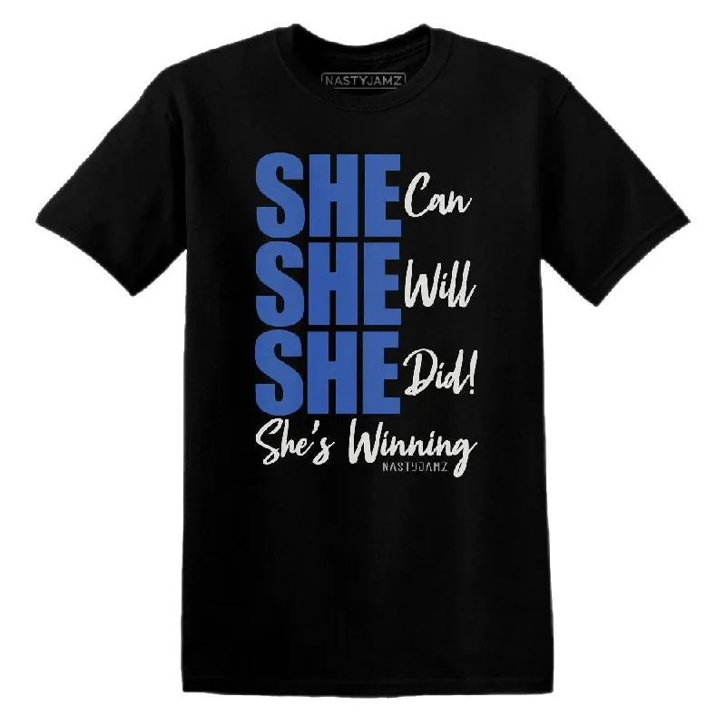 Relaxed-Fit Unisex Fashion For All-Day Comfort VaporMax Game Royal Blue NastyJamz T-Shirt Match SHE Relaxed-Fit Unisex Fashion For All-Day Comfort VaporMax Game Royal Blue NastyJamz T-Shirt Match SHE
