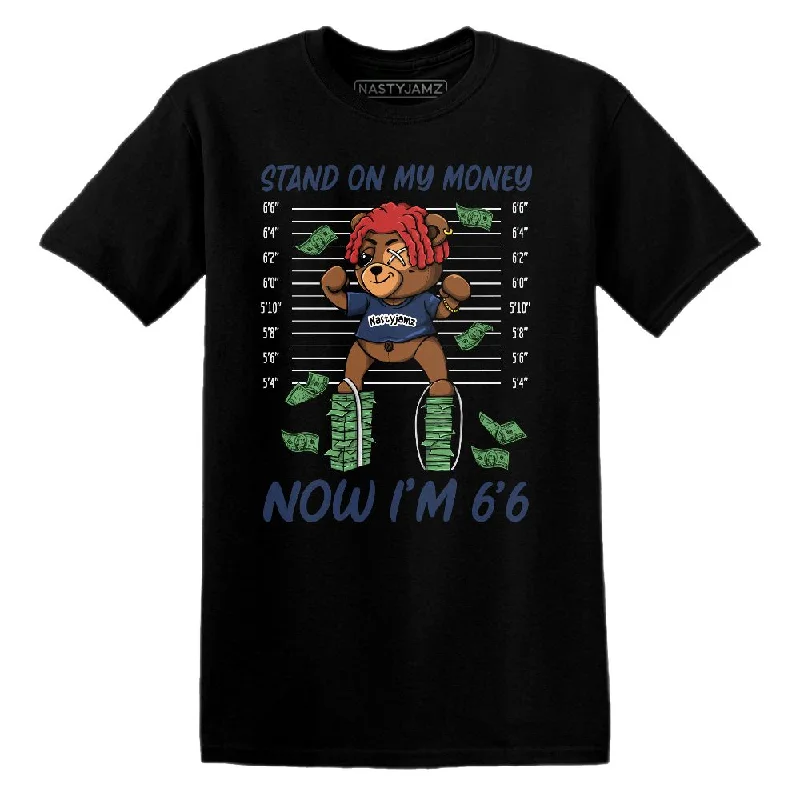 Sleek And Comfortable Unisex Wear VaporMax Gold Navy Midnight NastyJamz T-Shirt Match BER Stand On Money Sleek And Comfortable Unisex Wear VaporMax Gold Navy Midnight NastyJamz T-Shirt Match BER Stand On Money