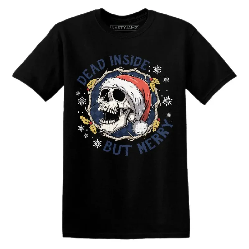 Modern Unisex Streetwear Outfits VaporMax Gold Navy Midnight NastyJamz T-Shirt Match Dead Inside But Merry Modern Unisex Streetwear Outfits VaporMax Gold Navy Midnight NastyJamz T-Shirt Match Dead Inside But Merry