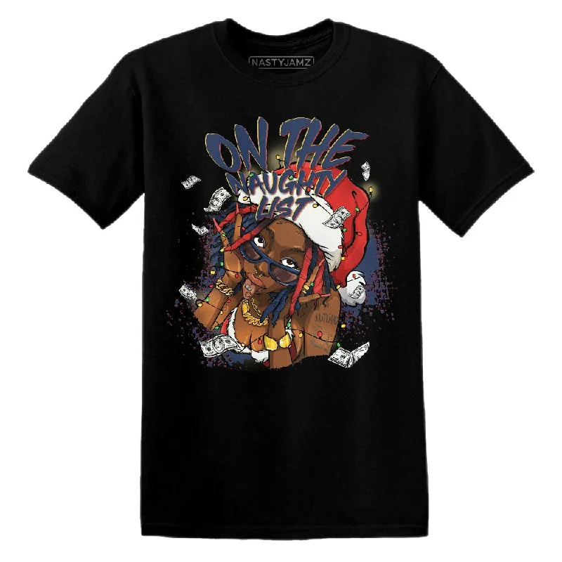 Bold And Trendy Gender-Neutral Outfits VaporMax Gold Navy Midnight NastyJamz T-Shirt Match Xmas Naughty List Bold And Trendy Gender-Neutral Outfits VaporMax Gold Navy Midnight NastyJamz T-Shirt Match Xmas Naughty List
