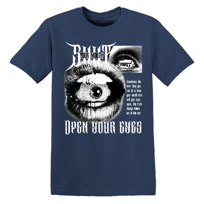 Unisex Casual Wear For All Seasons VaporMax Metallic Navy Midnight NastyJamz Premium T Shirt Match Shut Your Mouth Unisex Casual Wear For All Seasons VaporMax Metallic Navy Midnight NastyJamz Premium T Shirt Match Shut Your Mouth