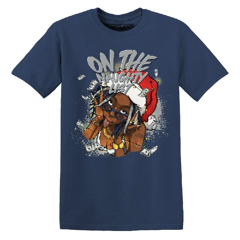 Sleek And Comfortable Unisex Wear VaporMax Metallic Navy Midnight NastyJamz Premium T Shirt Match Xmas Naughty List Sleek And Comfortable Unisex Wear VaporMax Metallic Navy Midnight NastyJamz Premium T Shirt Match Xmas Naughty List
