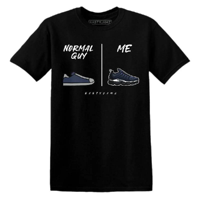Sustainable And Ethical Unisex Clothing VaporMax Metallic Navy Midnight NastyJamz T-Shirt Match Normal Guy Shoe