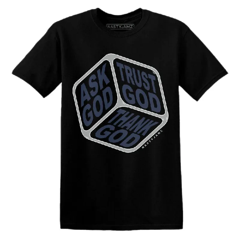 Lightweight And Breathable Unisex Wear VaporMax Metallic Navy Midnight NastyJamz T-Shirt Match Trust God Lightweight And Breathable Unisex Wear VaporMax Metallic Navy Midnight NastyJamz T-Shirt Match Trust God
