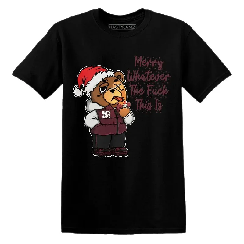 Comfortable And Stylish Unisex Outfits VaporMax Night Maron Burgundy NastyJamz T-Shirt Match Merry Whatever Comfortable And Stylish Unisex Outfits VaporMax Night Maron Burgundy NastyJamz T-Shirt Match Merry Whatever