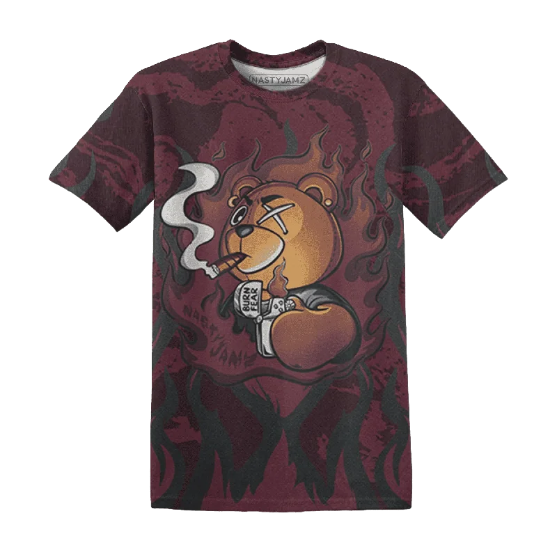 Fashion-Forward Gender-Neutral Outfit Ideas NastyJamz VaporMax Night Maron Burgundy T-Shirt Match BER Burn Fear All-Over Print Fashion-Forward Gender-Neutral Outfit Ideas NastyJamz VaporMax Night Maron Burgundy T-Shirt Match BER Burn Fear All-Over Print