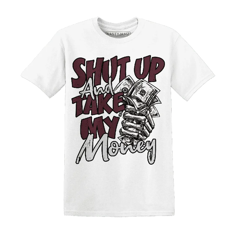 Fashion-Forward Unisex Apparel VaporMax Night Maron Burgundy T-Shirt Match Shut Up