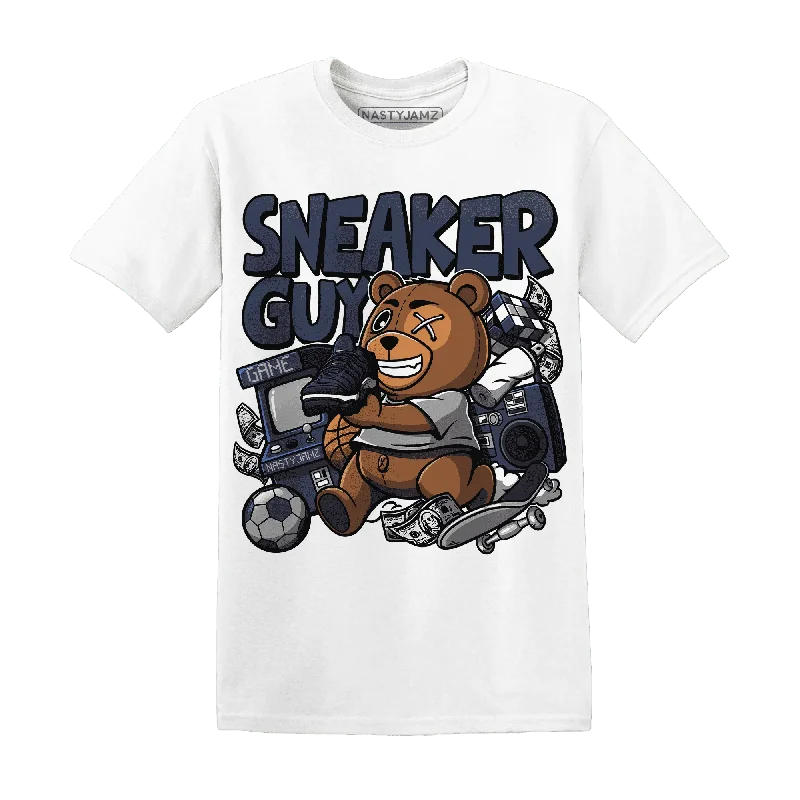 Unisex Casual Fashion Trends VaporMax Plus Midnight Navy White Metallic Silver NastyJamz T-Shirt Match Sneaker BER Unisex Casual Fashion Trends VaporMax Plus Midnight Navy White Metallic Silver NastyJamz T-Shirt Match Sneaker BER