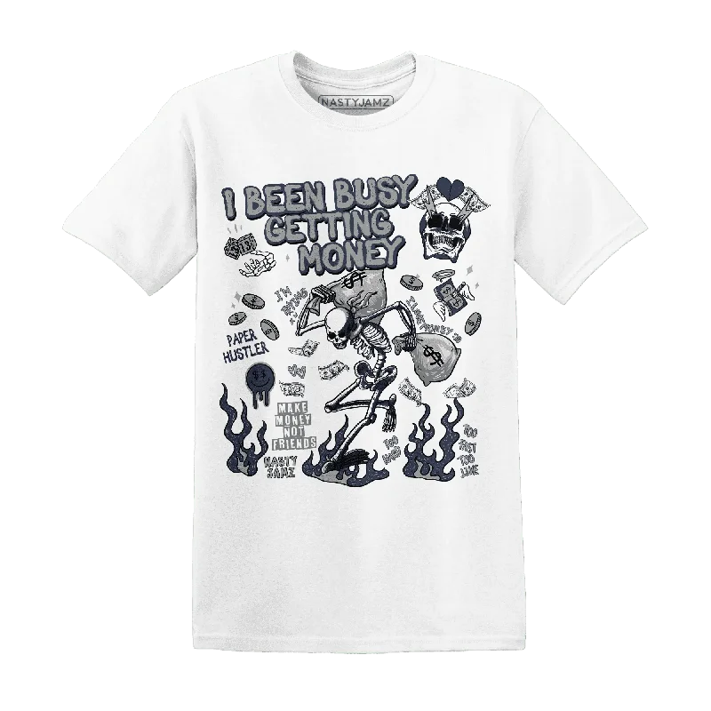 High-Quality Unisex Basics For All Occasions VaporMax Plus Midnight Navy White Metallic Silver T-Shirt Match Busy Getting Money Skull High-Quality Unisex Basics For All Occasions VaporMax Plus Midnight Navy White Metallic Silver T-Shirt Match Busy Getting Money Skull
