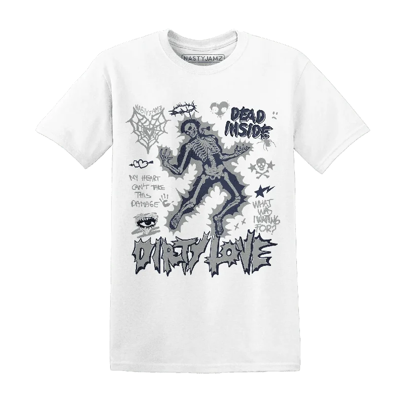 Casual Yet Sophisticated Unisex Fashion VaporMax Plus Midnight Navy White Metallic Silver T-Shirt Match Dirty Love Skull Casual Yet Sophisticated Unisex Fashion VaporMax Plus Midnight Navy White Metallic Silver T-Shirt Match Dirty Love Skull