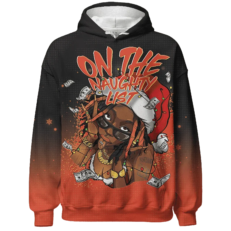 Casual And Trendy Unisex Fashion Staples Sophisticated Street Style Offers VaporMax Sunset NastyJamz Hoodie Match Xmas Naughty List All-Over Print