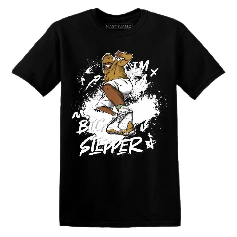 Trendy Unisex Wheat 13s NastyJamz T-Shirt Match Big Stepper