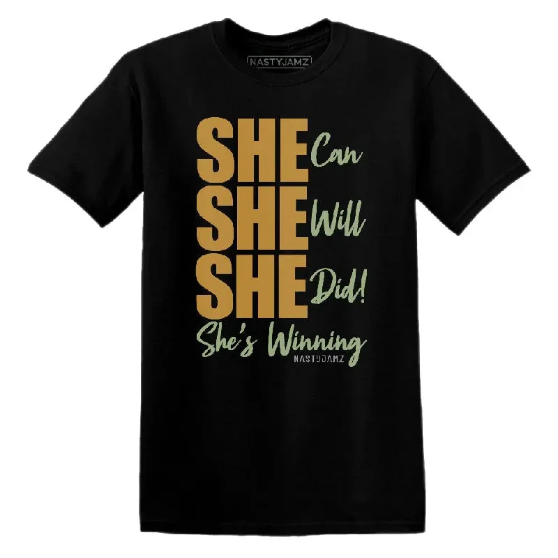 Bold And Trendy Gender-Neutral Outfits Wheat 13s NastyJamz T-Shirt Match SHE