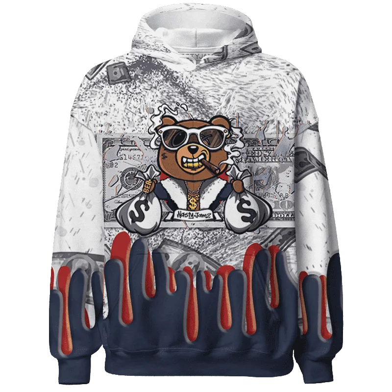 Sustainable And Ethical Unisex Clothing Easy Elegance Sales NastyJamz White Navy 6s Hoodie Match BER Dollar All-Over Print Sustainable And Ethical Unisex Clothing Easy Elegance Sales NastyJamz White Navy 6s Hoodie Match BER Dollar All-Over Print