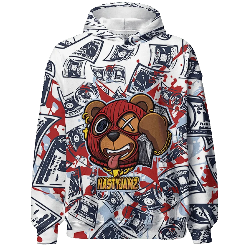 Functional And Stylish Unisex Outerwear Boutique Styles NastyJamz White Navy 6s Hoodie Match Money Motive BER All-Over Print Functional And Stylish Unisex Outerwear Boutique Styles NastyJamz White Navy 6s Hoodie Match Money Motive BER All-Over Print