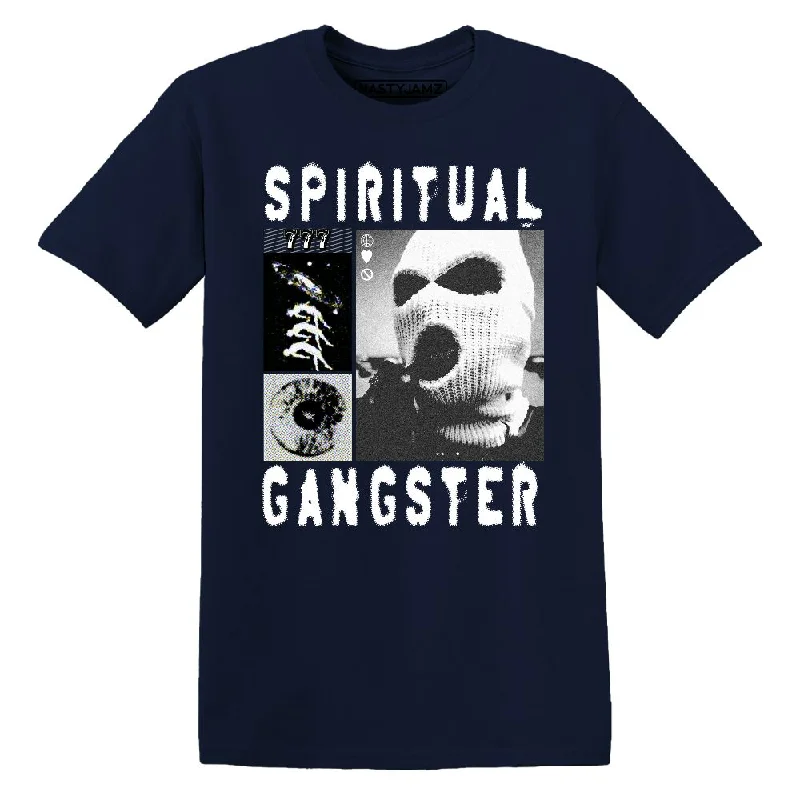Breathable And Lightweight Unisex Wear White Navy 6s NastyJamz Premium T Shirt Match Spiritual Gangster Breathable And Lightweight Unisex Wear White Navy 6s NastyJamz Premium T Shirt Match Spiritual Gangster