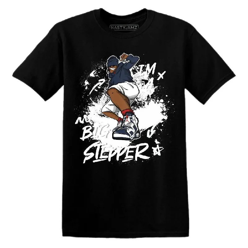 High-Quality Unisex Basics For All Occasions White Navy 6s NastyJamz T-Shirt Match Big Stepper High-Quality Unisex Basics For All Occasions White Navy 6s NastyJamz T-Shirt Match Big Stepper