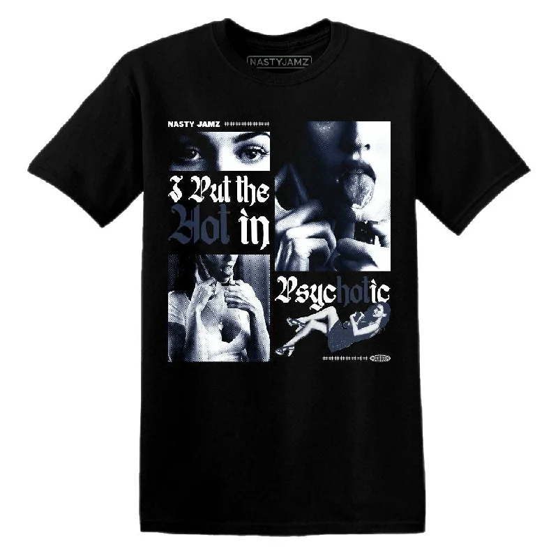 Trendy Unisex Streetwear Fashion White Navy 6s NastyJamz T-Shirt Match Hot In Psychotic Trendy Unisex Streetwear Fashion White Navy 6s NastyJamz T-Shirt Match Hot In Psychotic