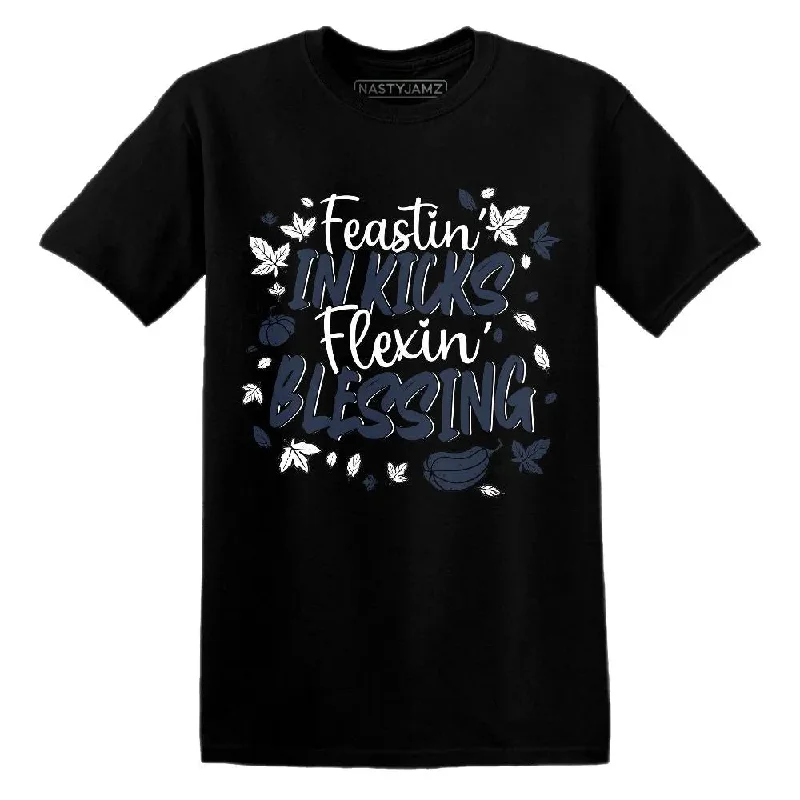 Versatile And Stylish Unisex Apparel White Navy 6s NastyJamz T-Shirt Match Kicks Feasting Versatile And Stylish Unisex Apparel White Navy 6s NastyJamz T-Shirt Match Kicks Feasting