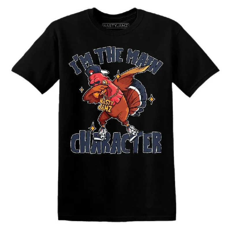 Versatile Unisex Layering Pieces White Navy 6s NastyJamz T-Shirt Match Main Character Versatile Unisex Layering Pieces White Navy 6s NastyJamz T-Shirt Match Main Character
