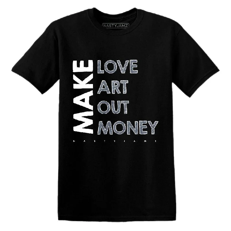 Unisex Casual Fashion Trends White Navy 6s NastyJamz T-Shirt Match Make Your Own