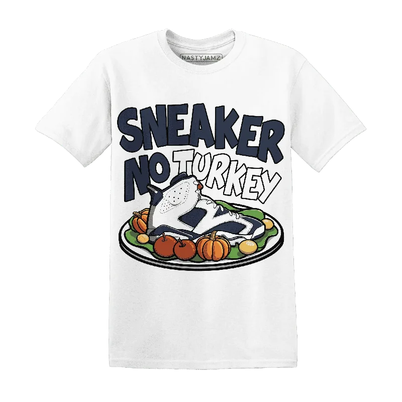 Modern Unisex Streetwear Outfits White Navy 6s NastyJamz T-Shirt Match Sneaker No Turkey Modern Unisex Streetwear Outfits White Navy 6s NastyJamz T-Shirt Match Sneaker No Turkey