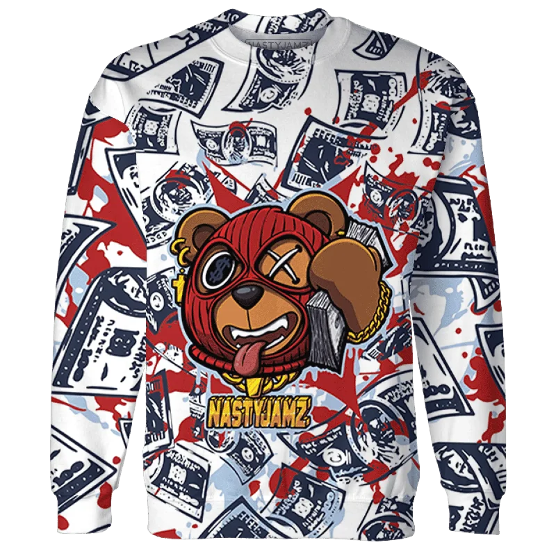 Minimalist Unisex Fashion Must-Haves Huge Discounts This Week NastyJamz White Navy 6s Sweatshirt Match Money Motive BER All-Over Print Minimalist Unisex Fashion Must-Haves Huge Discounts This Week NastyJamz White Navy 6s Sweatshirt Match Money Motive BER All-Over Print