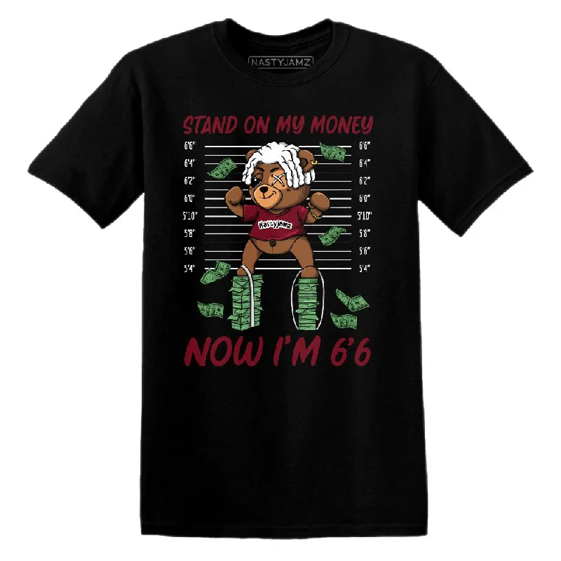 Soft And Breathable Unisex Loungewear White Team Red 1s NastyJamz T Shirt Match BER Stand On Money Soft And Breathable Unisex Loungewear White Team Red 1s NastyJamz T Shirt Match BER Stand On Money