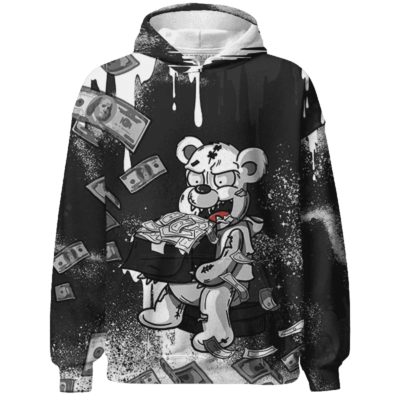 Gender-Neutral Trendy Clothing Styles Trendy Looks On Sale NastyJamz White Thunder 4s Hoodie Match Cash Money Splash Paint All-Over Print Gender-Neutral Trendy Clothing Styles Trendy Looks On Sale NastyJamz White Thunder 4s Hoodie Match Cash Money Splash Paint All-Over Print