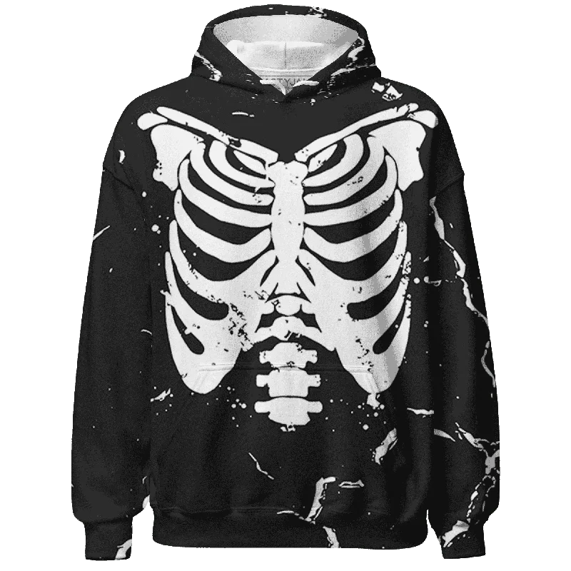 Sustainable Gender-Neutral Apparel Casual Fashion NastyJamz White Thunder 4s Hoodie Match Skeleton Y2k All-Over Print Sustainable Gender-Neutral Apparel Casual Fashion NastyJamz White Thunder 4s Hoodie Match Skeleton Y2k All-Over Print