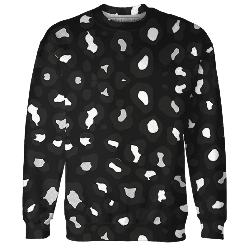 Functional And Stylish Unisex Outerwear End Of Season Sale NastyJamz White Thunder 4s Sweatshirt Match Leopard Pattern All-Over Print Functional And Stylish Unisex Outerwear End Of Season Sale NastyJamz White Thunder 4s Sweatshirt Match Leopard Pattern All-Over Print