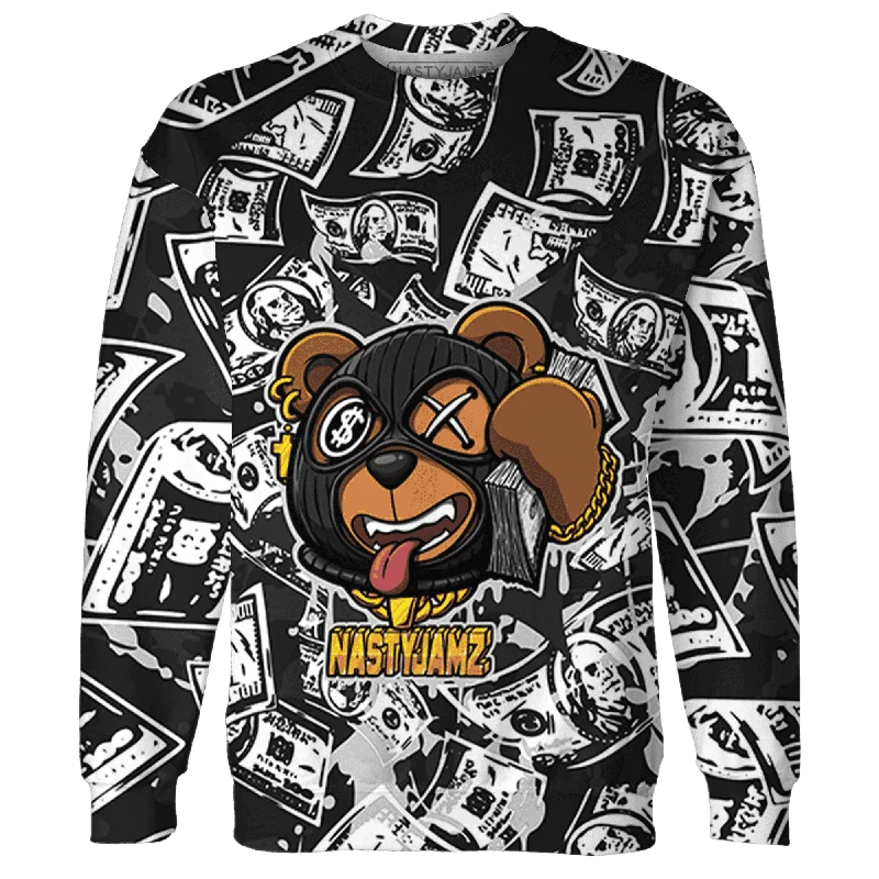 Urban-Inspired Unisex Fashion Trends Embrace New Fashion NastyJamz White Thunder 4s Sweatshirt Match Money Motive BER All-Over Print