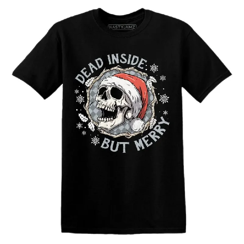 Trendy Unisex Streetwear Fashion Wolf Grey 12s NastyJamz T-Shirt Match Dead Inside But Merry Trendy Unisex Streetwear Fashion Wolf Grey 12s NastyJamz T-Shirt Match Dead Inside But Merry