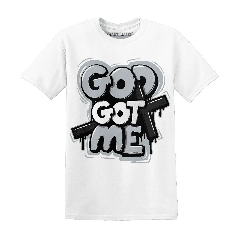 Comfortable Gender-Free Fashion Choices Wolf Grey 12s NastyJamz T-Shirt Match God Got Me Comfortable Gender-Free Fashion Choices Wolf Grey 12s NastyJamz T-Shirt Match God Got Me
