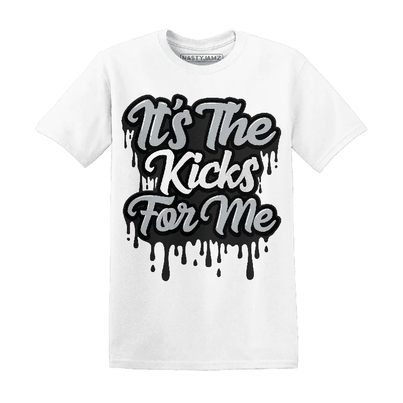 Everyday Wear For Men And Women Wolf Grey 12s NastyJamz T-Shirt Match Its The Kicks
