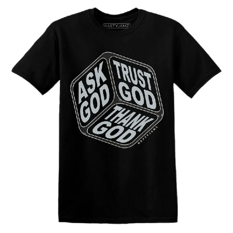 Sleek And Stylish Unisex Outerwear Wolf Grey 12s NastyJamz T-Shirt Match Trust God