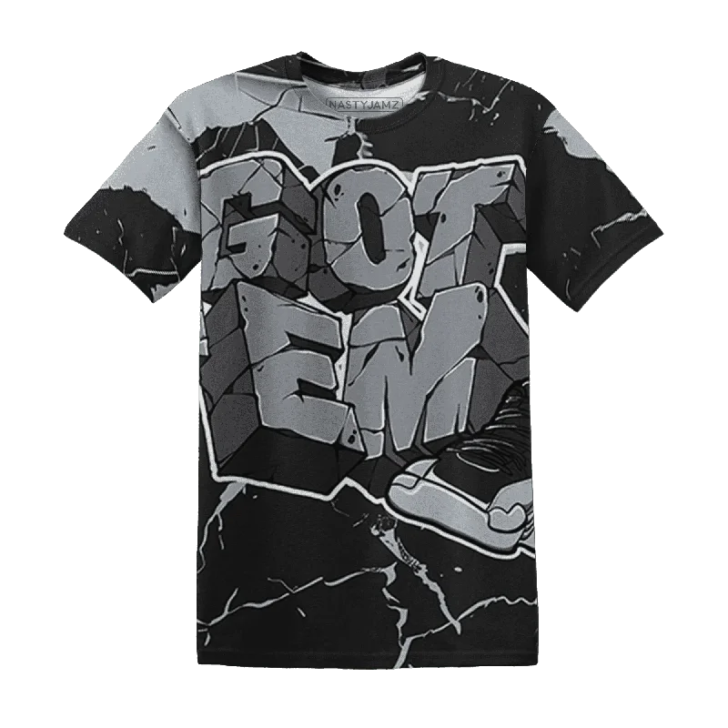 Sustainable And Ethical Unisex Clothing NastyJamz Wolf Grey 12s T-Shirt Match Got Em All-Over Print Sustainable And Ethical Unisex Clothing NastyJamz Wolf Grey 12s T-Shirt Match Got Em All-Over Print