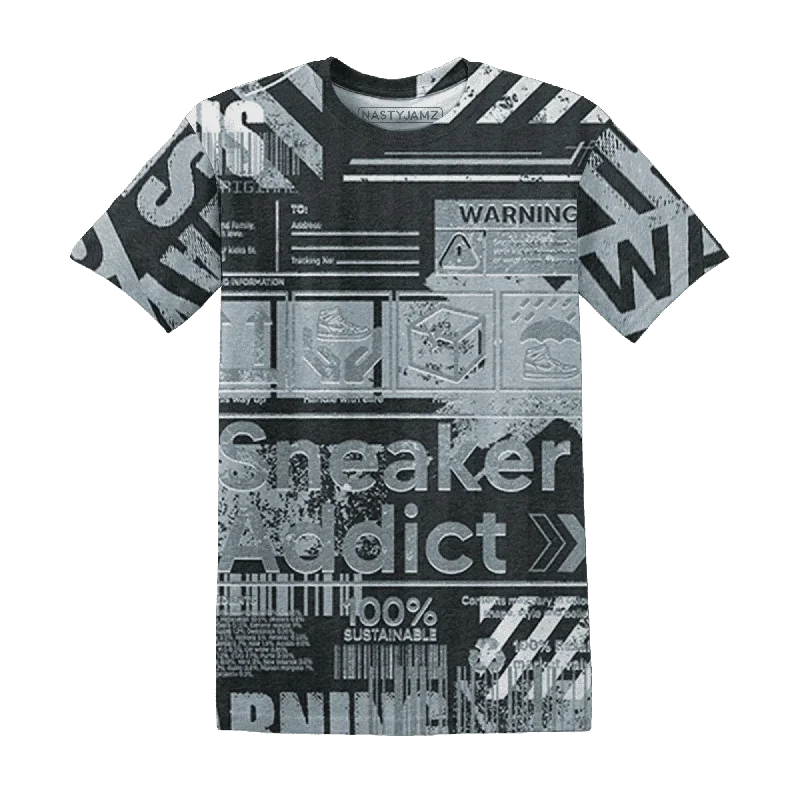 Everyday Wear For Men And Women NastyJamz Wolf Grey 12s T-Shirt Match Sneaker Addict Warning All-Over Print Everyday Wear For Men And Women NastyJamz Wolf Grey 12s T-Shirt Match Sneaker Addict Warning All-Over Print