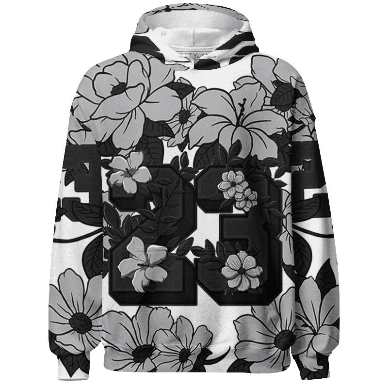 Fashion-Forward Gender-Neutral Outerwear Feminine Luxe Style Sale NastyJamz Wolf Grey 1s Hoodie Match 23 Floral Flower All-Over Print Fashion-Forward Gender-Neutral Outerwear Feminine Luxe Style Sale NastyJamz Wolf Grey 1s Hoodie Match 23 Floral Flower All-Over Print