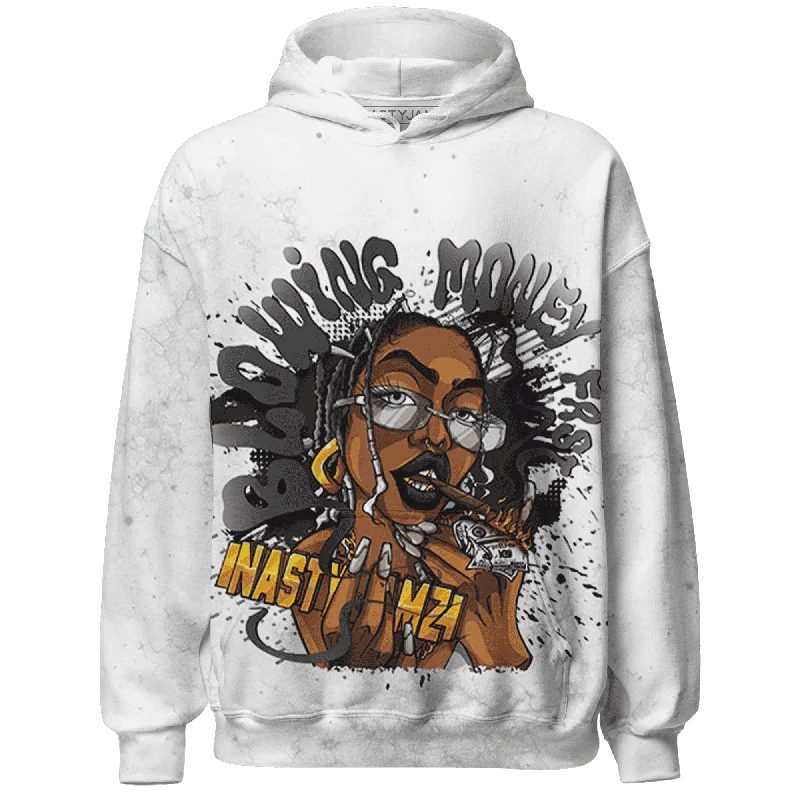 Effortless And Modern Unisex Dressing Street Style Discounts NastyJamz Wolf Grey 1s Hoodie Match Blowing Money Fast Girl All-Over Print Effortless And Modern Unisex Dressing Street Style Discounts NastyJamz Wolf Grey 1s Hoodie Match Blowing Money Fast Girl All-Over Print