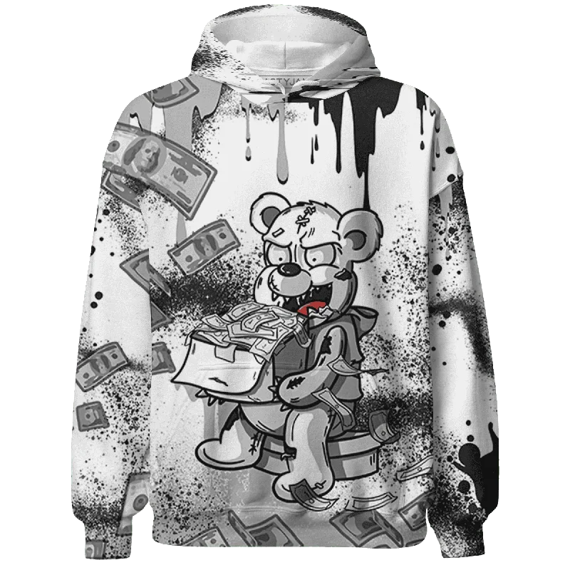 Comfortable Gender-Free Fashion Choices Casual Chic Deals NastyJamz Wolf Grey 1s Hoodie Match Cash Money Splash Paint All-Over Print Comfortable Gender-Free Fashion Choices Casual Chic Deals NastyJamz Wolf Grey 1s Hoodie Match Cash Money Splash Paint All-Over Print