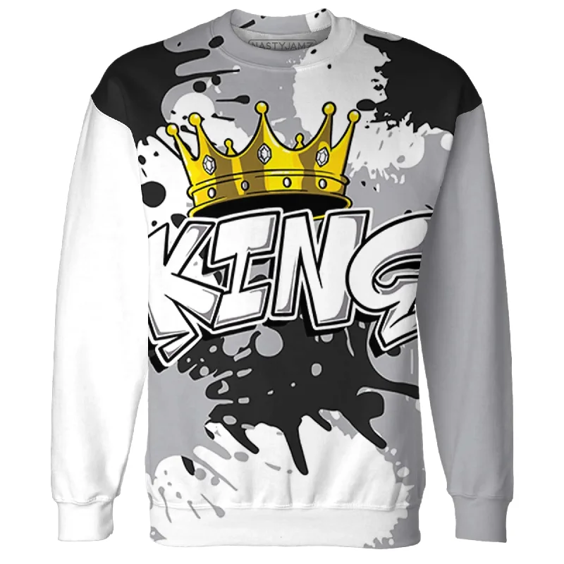 Functional And Stylish Unisex Outerwear Bold Style Discounts NastyJamz Wolf Grey 1s Sweatshirt Match KING All-Over Print Functional And Stylish Unisex Outerwear Bold Style Discounts NastyJamz Wolf Grey 1s Sweatshirt Match KING All-Over Print