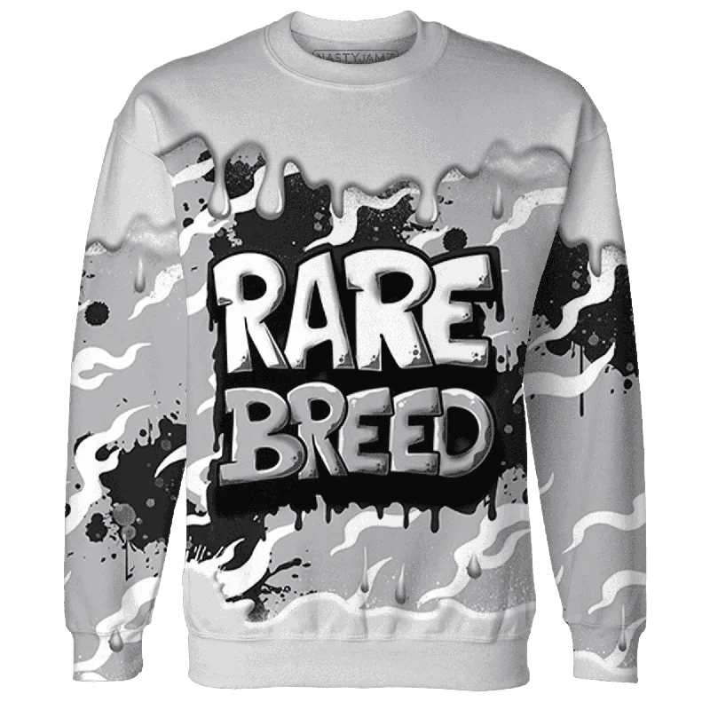 Sustainable And Ethical Unisex Clothing Stupidly Low Prices NastyJamz Wolf Grey 1s Sweatshirt Match Rare Breed Drippin All-Over Print Sustainable And Ethical Unisex Clothing Stupidly Low Prices NastyJamz Wolf Grey 1s Sweatshirt Match Rare Breed Drippin All-Over Print